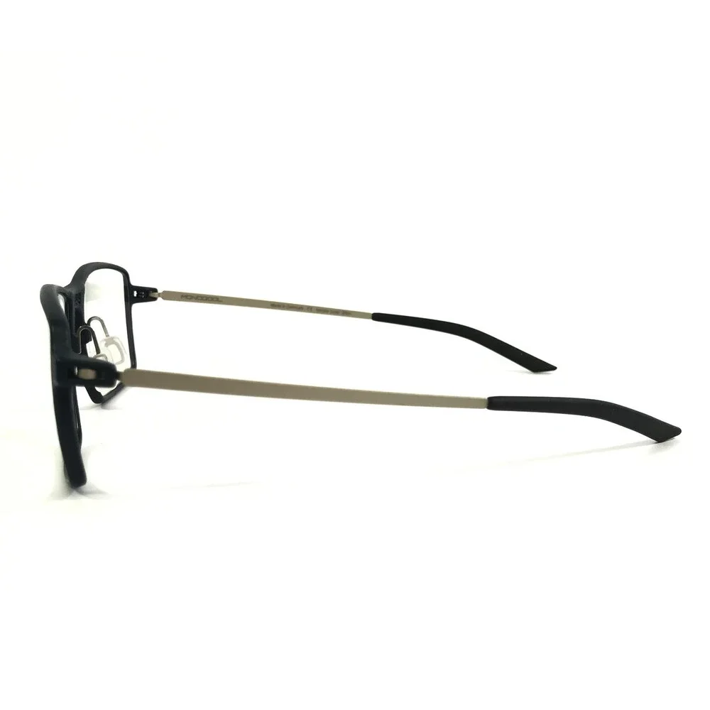 Monoqool Eyeglasses Frames ARTHUR AU99 Atlantic Blue Brushed Silver 52-20-143